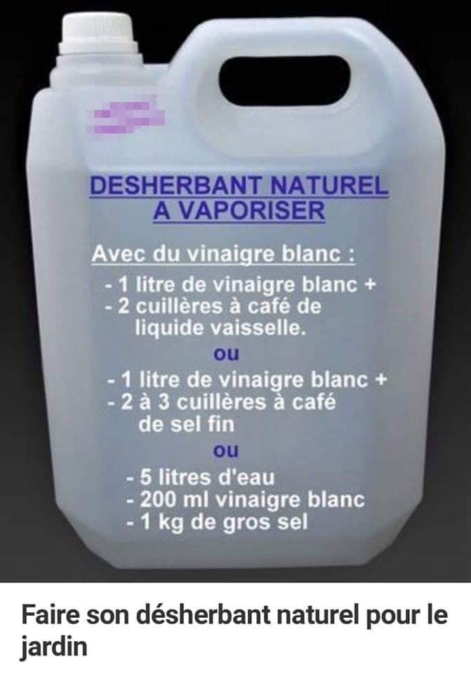 désherbant naturel